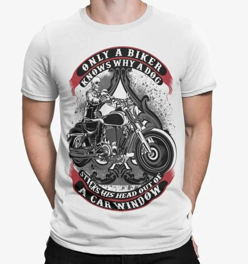 Bikergod Motorcycles Only A Biker T-shirt Design 2D Full Printed Sizes S - 5XL - NACA51