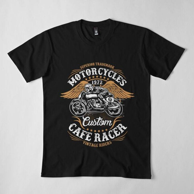 Bikergod Motorcycles Legend Cafe Racer T-shirt Design 2D Full Printed Sizes S - 5XL - NADA221