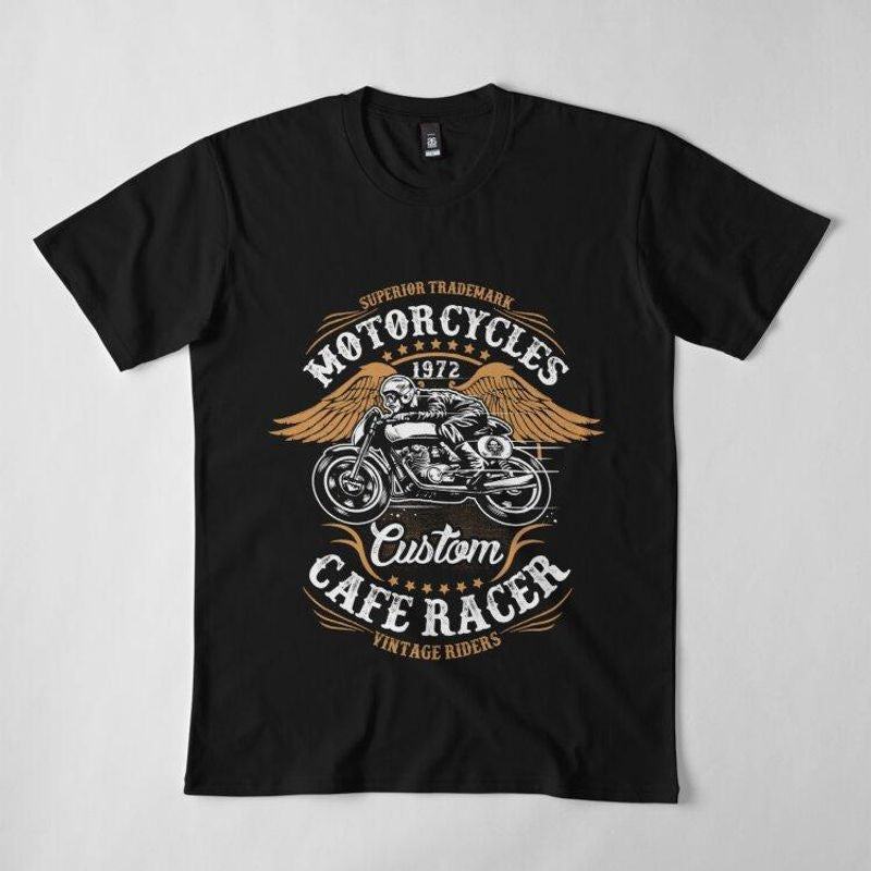 Bikergod Motorcycles Legend Cafe Racer T-shirt Design 2D Full Printed Sizes S - 5XL - NADA221