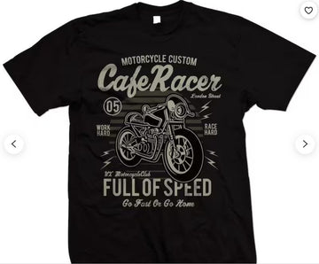 Bikergod Motorcycle Cafe Racer Custom Motorcycle T-shirt Design 2D Full Printed Sizes S - 5XL - NAAH21
