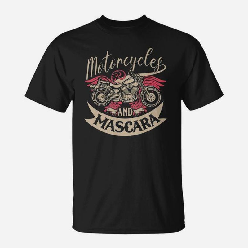Bikergod Motorcycles And Mascara T-shirt Design 2D Full Printed Sizes S - 5XL - NAAL265