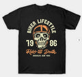 Bikergod Motorcycles Biker Lifestyle T-shirt Design 2D Full Printed Sizes S - 5XL - NABA219