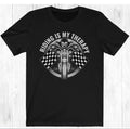 Bikergod Motorcycles Riding is My Therapy T-shirt Design 2D Full Printed Sizes S - 5XL - NACA66