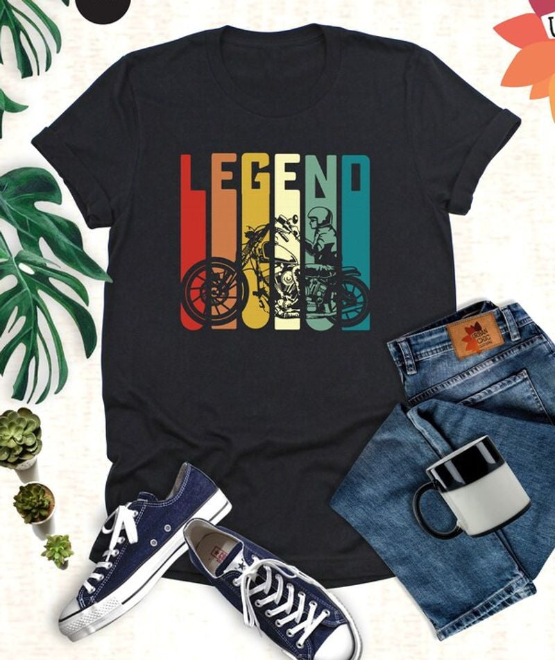 Bikergod Motorcycles Legend Motorbike Vintage T-shirt Design 2D Full Printed Sizes S - 5XL - NACA61