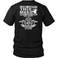 Bikergod Motorcycle I Care Exactly this Much T-shirt Design 2D Full Printed Sizes S - 5XL - NAAK238