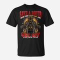 Bikergod Motorcycle Save A Biker T-shirt Design 2D Full Printed Sizes S - 5XL - NAAL241