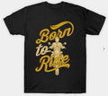 Bikergod Motorcycles Born to Ride T-shirt Design 2D Full Printed Sizes S - 5XL - NABA131