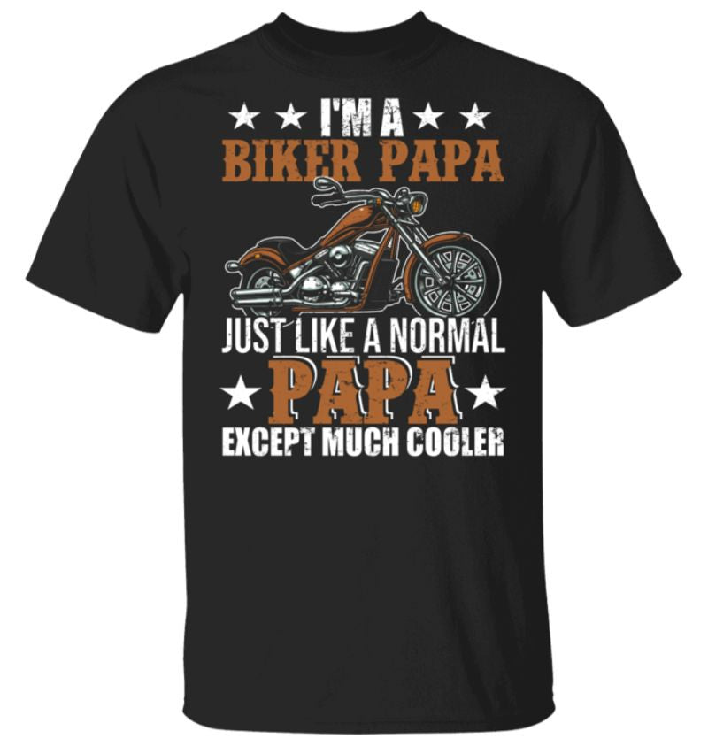 Bikergod Motorcycle Vintage Biker Papa T-shirt Design 2D Full Printed Sizes S - 5XL - NAAM85