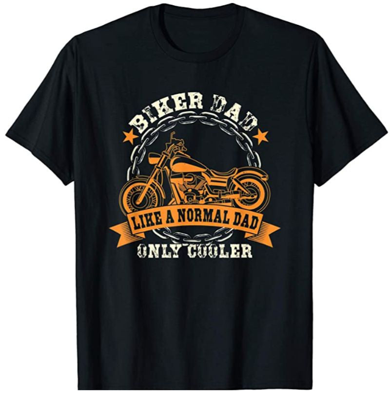 Bikergod Motorcycle Biker Dad T-shirt Design 2D Full Printed Sizes S - 5XL - NAAM82