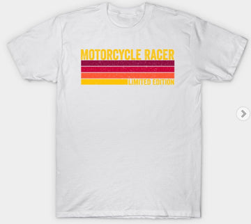 Bikergod Motorcycles Racer Retro T-shirt Design 2D Full Printed Sizes S - 5XL - NABA183
