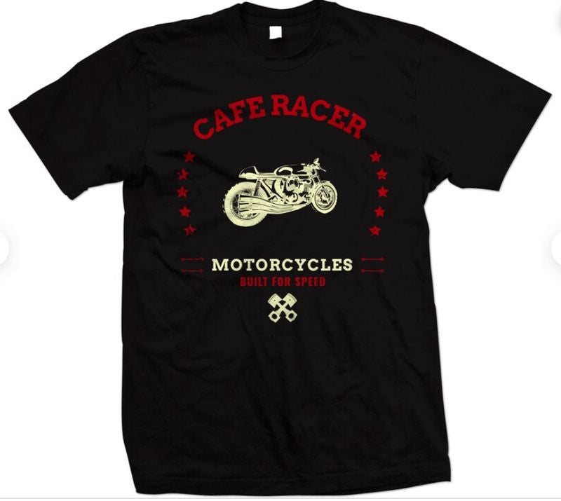 Bikergod Motorcycle Cafe Racer T-shirt Design 2D Full Printed Sizes S - 5XL - NAAH14