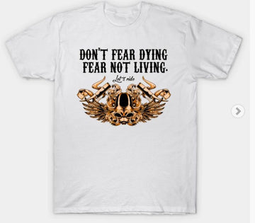 Bikergod Motorcycles Let's ride motorcycle T-shirt Design 2D Full Printed Sizes S - 5XL - NAAL286