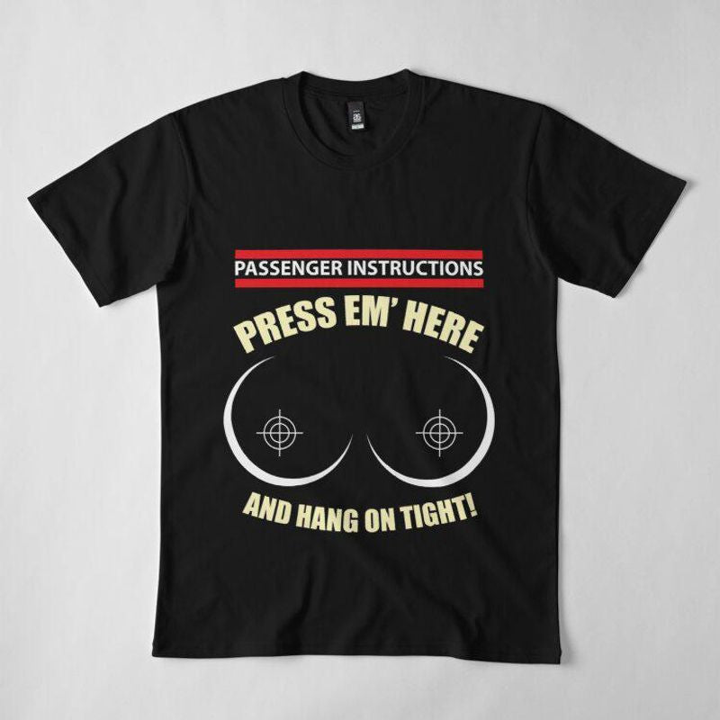 Bikergod Motorcycles Passenger Instructions Motorcyclist T-shirt Design 2D Full Printed Sizes S - 5XL - NADA192