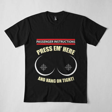 Bikergod Motorcycles Passenger Instructions Motorcyclist T-shirt Design 2D Full Printed Sizes S - 5XL - NADA192