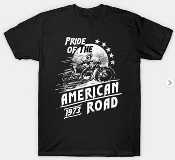 Bikergod Motorcycles American Road T-shirt Design 2D Full Printed Sizes S - 5XL - NAAL300