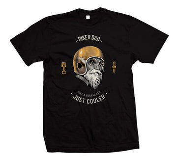 Bikergod Motorcycle Biker Dad T-shirt Design 2D Full Printed Sizes S - 5XL - NAAH23