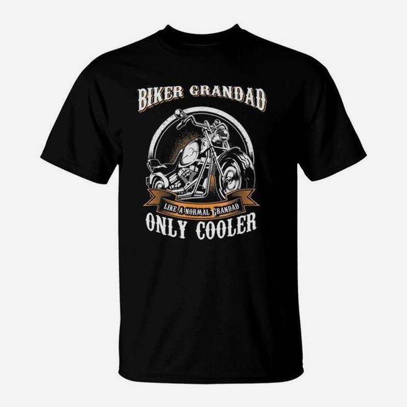 Bikergod Motorcycle Biker Grandad T-shirt Design 2D Full Printed Sizes S - 5XL - NAAL259