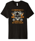 Bikergod Motorcycle Retro Biker Dad T-shirt Design 2D Full Printed Sizes S - 5XL - NAAM81