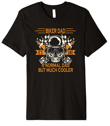 Bikergod Motorcycle Retro Biker Dad T-shirt Design 2D Full Printed Sizes S - 5XL - NAAM81