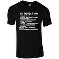 Bikergod Motorcycles My Perfect Day Motorbike T-shirt Design 2D Full Printed Sizes S - 5XL - NADA167