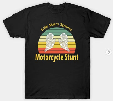 Bikergod Motorcycles Stunt T-shirt Design 2D Full Printed Sizes S - 5XL - NAAL314