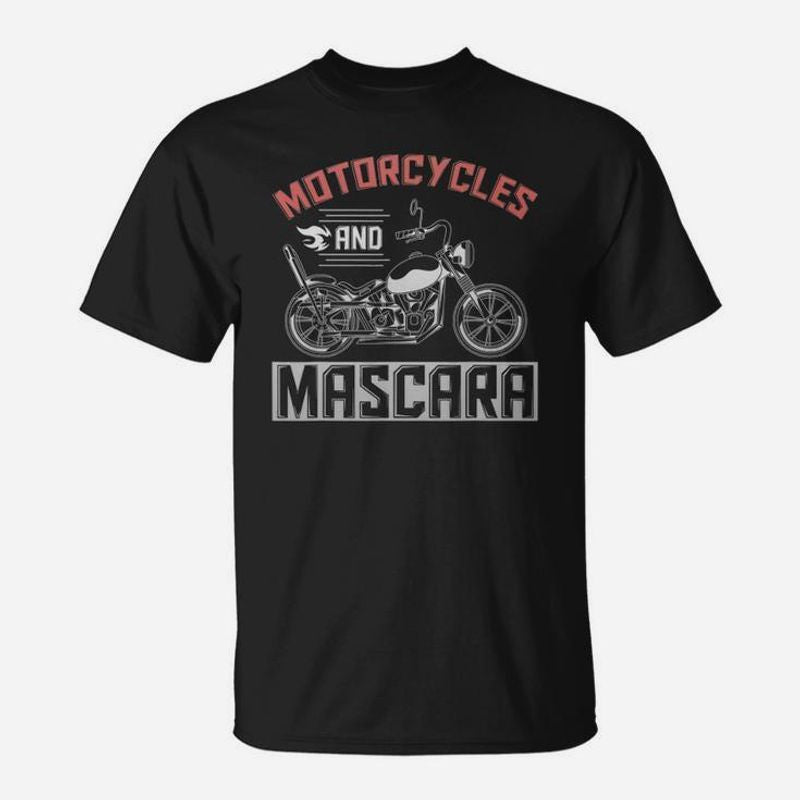Bikergod Motorcycles And Mascara T-shirt Design 2D Full Printed Sizes S - 5XL - NAAL266