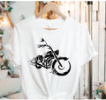 Bikergod Motorcycle on Fire T-shirt Design 2D Full Printed Sizes S - 5XL - NAAH11