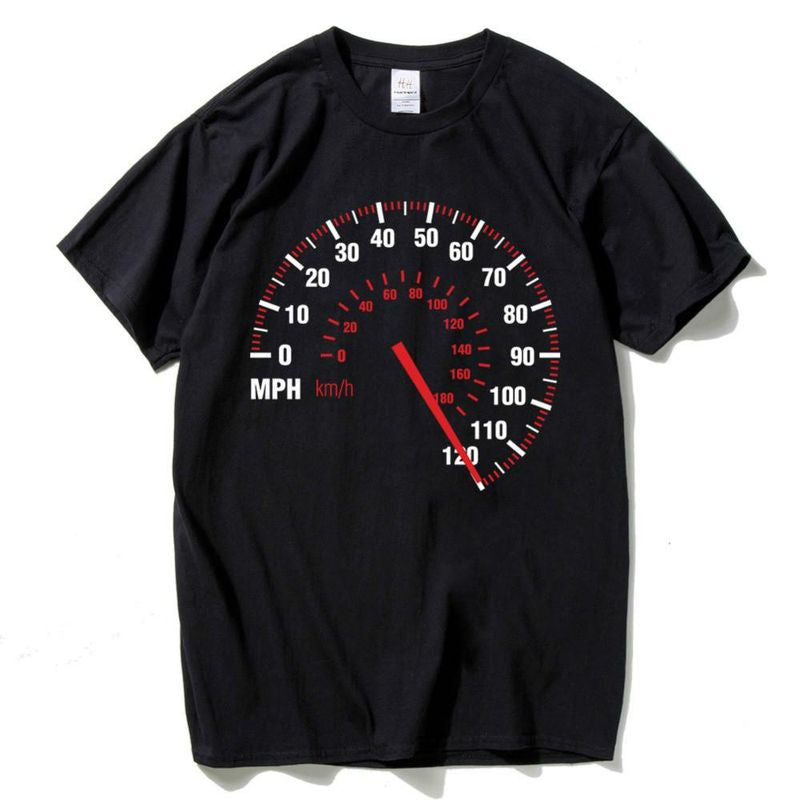 Bikergod Motorcycles Speedometer Fashion Motorcycle T-shirt Design 2D Full Printed Sizes S - 5XL - NADA175