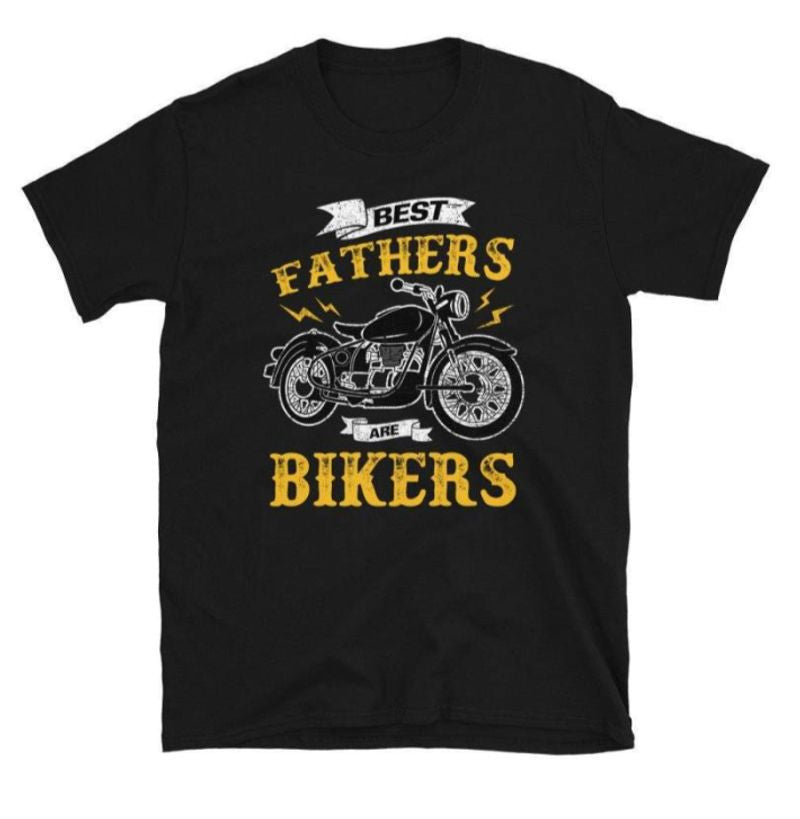 Bikergod Motorcycle Best Fathers Are Bikers T-shirt Design 2D Full Printed Sizes S - 5XL - NAAM90