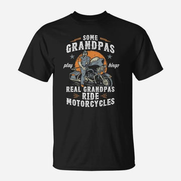 Bikergod Motorcycle Real Grandpas Ride Motorcycles T-shirt Design 2D Full Printed Sizes S - 5XL - NAAL253