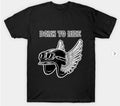 Bikergod Motorcycles Born to Ride T-shirt Design 2D Full Printed Sizes S - 5XL - NABA142