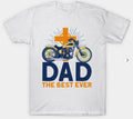 Bikergod Motorcycle Dad The Best Ever T-shirt Design 2D Full Printed Sizes S - 5XL - NABA158