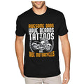 Bikergod Motorcycle Awesome Dads Have Beards Tattoos And Ride Motorcycles T-shirt Design 2D Full Printed Sizes S - 5XL - NAAM74