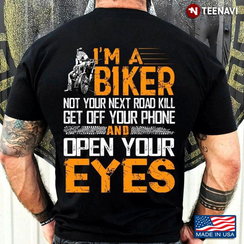 Bikergod Motorcycle I’m A Biker T-shirt Design 2D Full Printed Sizes S - 5XL - NAAR93