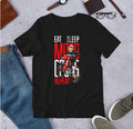 Bikergod Motorcycles Eat Sleep Motocross Repeat T-shirt Design 2D Full Printed Sizes S - 5XL - NAAD15