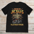 Bikergod Motorcycle Cruising For Jesus Blessed Biker T-shirt Design 2D Full Printed Sizes S - 5XL - NAAR72