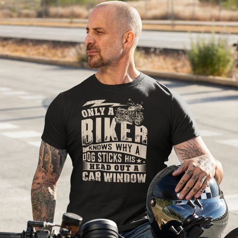 Bikerhood Motorcycle Only A Biker T-shirt Design 2D Full Printed Sizes S - 5XL - NAS792