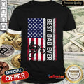 Bikergod Motorcycles American Flag Best Dad Ever T-shirt Design 2D Full Printed Sizes S - 5XL - NAAB183