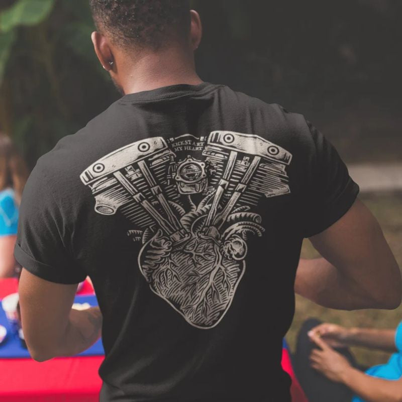 Bikergod Motorcycle T-shirt Design 2D Full Printed Sizes S - 5XL - GHJ44447