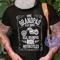 Bikergod Motorcycles Real Grandpas Ride Motorcycles T-shirt Design 2D Full Printed Sizes S - 5XL - NAL01
