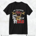 Bikergod Motorcycle My Favorite Riding Buddies Call Me Dad T-shirt Design 2D Full Printed Sizes S - 5XL - NAAR68