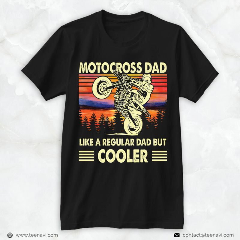 Bikergod Motorcycle Motocross Dad Vintage T-shirt Design 2D Full Printed Sizes S - 5XL - NAAR66