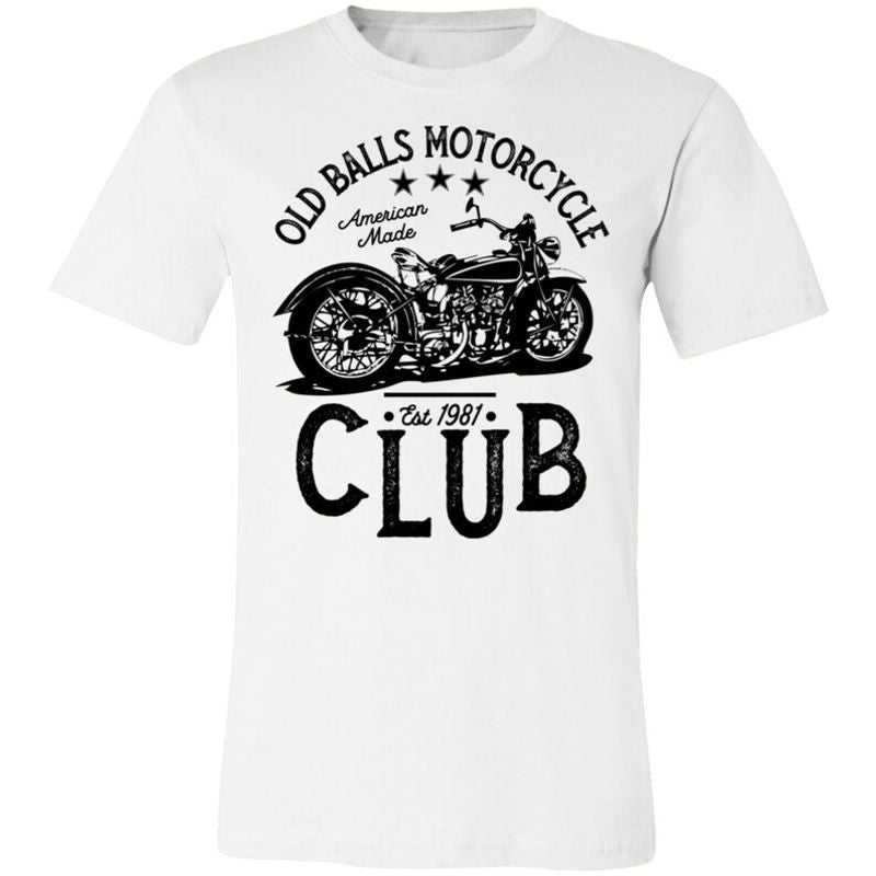 Bikergod Motorcycle Old Balls Motorcycle Club T-shirt Design 2D Full Printed Sizes S - 5XL - NAS7920