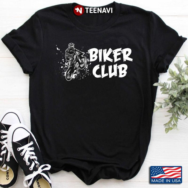 Bikergod Motorcycle Biker Club T-shirt Design 2D Full Printed Sizes S - 5XL - NAAF266