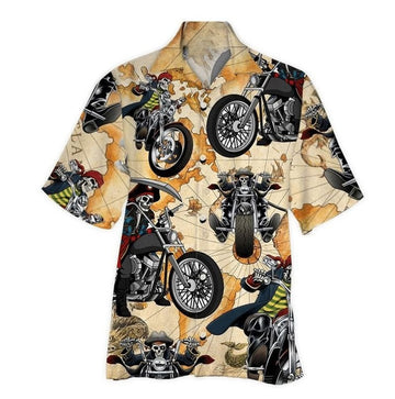 Bikergod Motorcycle Hawaii Shirt Design 3D Full Printed Sizes S - 5XL MT151222