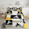 Bikergod Motorcycle Motocross Dirt Bike Bedding Set Cover Design 3D - NABB295
