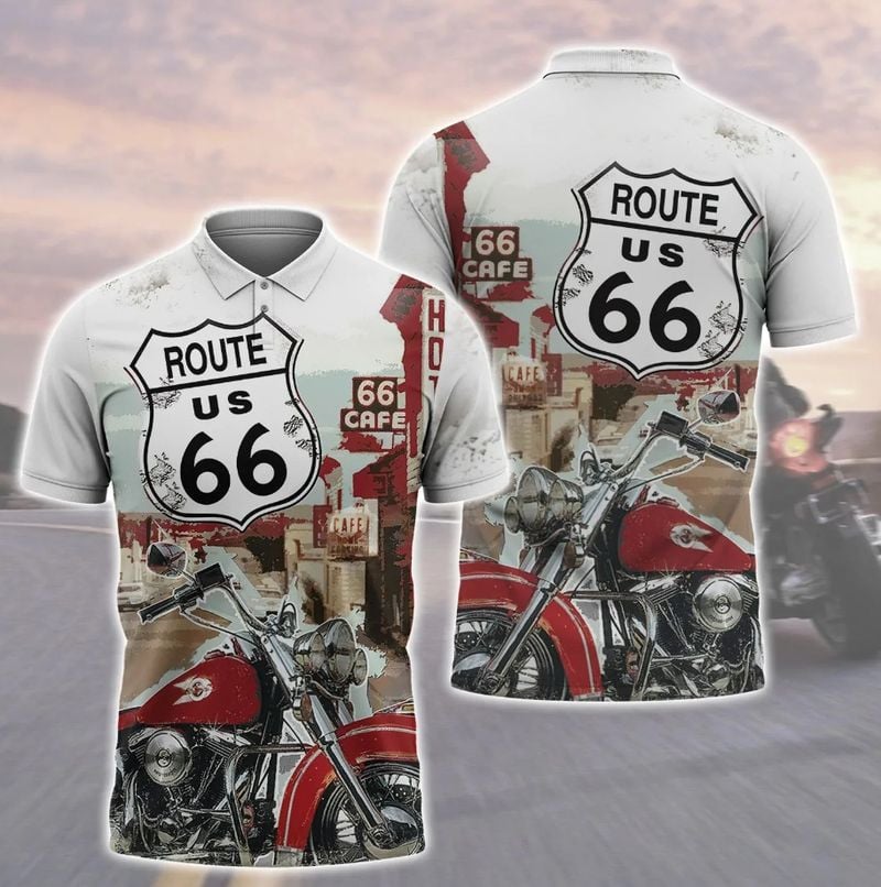 Bikergod Motorcycle Polo Design 3D Full Printed Sizes S - 5XL NMK281B