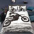 Bikergod Motorcycle Motocross Rider Bedding Set Cover Design 3D - NABB258