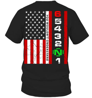 Bikergod Motorcycle USA Flag You Wouldn't Understand T-shirt, Crew-neck Sweatshirt, Hoodie, Tank Top, V-neck T-shirt Design 2D Full Printed Sizes S - 5XL - NABD217
