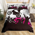 Bikergod Motorcycle Dirt Bike Motocross Rider Bedding Set Cover Design 3D - NABB232